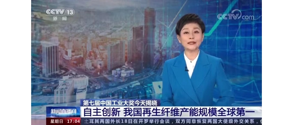 盛虹集團再生纖維生產項目榮獲中國第七屆工業大獎